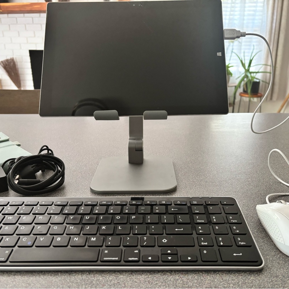 Surface 8 Pro with Mint Green Tablet Case and brand new Charger - 128GB and…